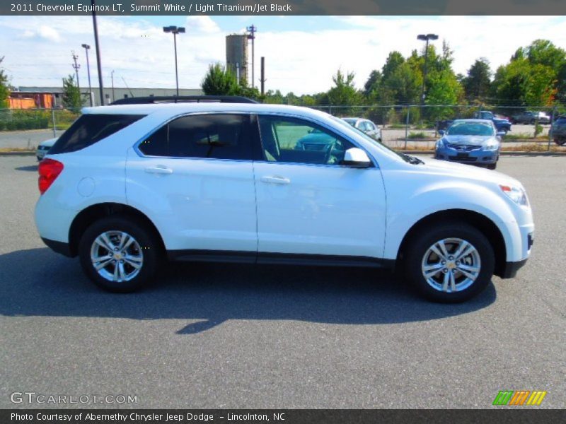 Summit White / Light Titanium/Jet Black 2011 Chevrolet Equinox LT