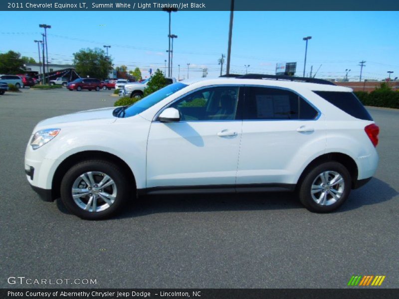Summit White / Light Titanium/Jet Black 2011 Chevrolet Equinox LT