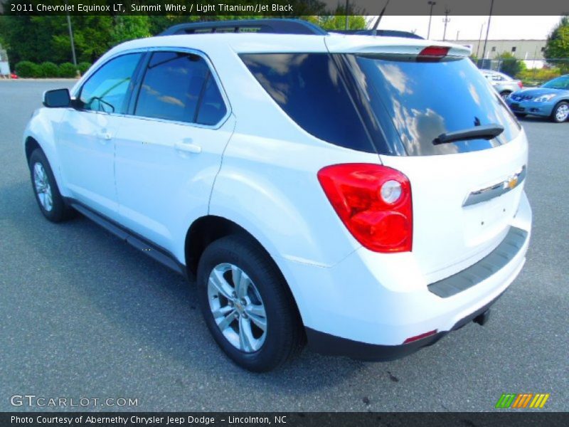 Summit White / Light Titanium/Jet Black 2011 Chevrolet Equinox LT
