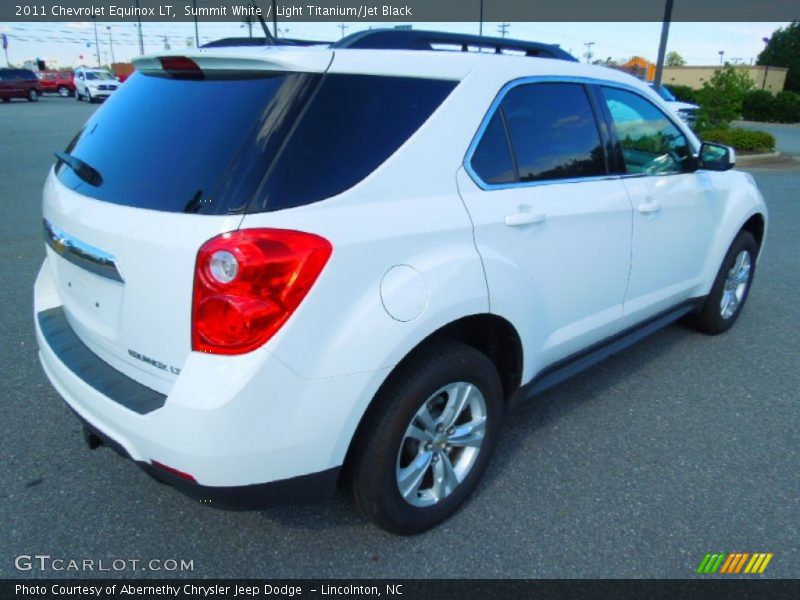 Summit White / Light Titanium/Jet Black 2011 Chevrolet Equinox LT