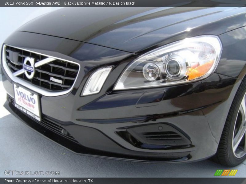 Black Sapphire Metallic / R Design Black 2013 Volvo S60 R-Design AWD