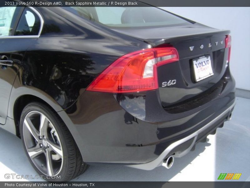 Black Sapphire Metallic / R Design Black 2013 Volvo S60 R-Design AWD
