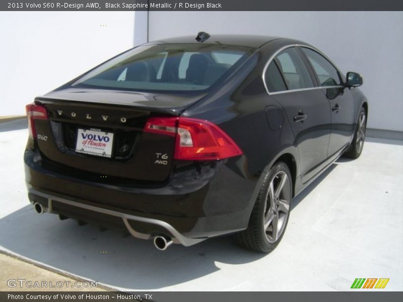 Black Sapphire Metallic / R Design Black 2013 Volvo S60 R-Design AWD