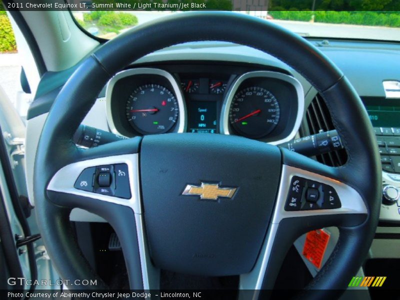 Summit White / Light Titanium/Jet Black 2011 Chevrolet Equinox LT