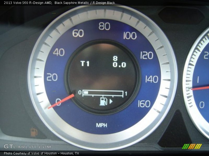 Black Sapphire Metallic / R Design Black 2013 Volvo S60 R-Design AWD