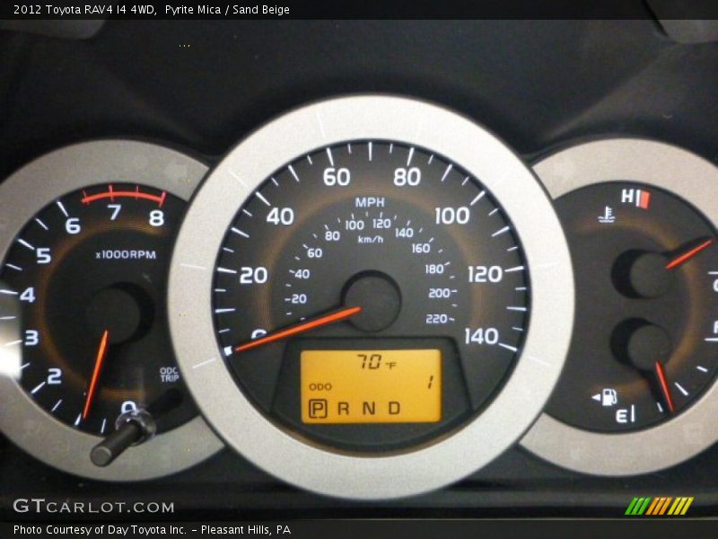 Pyrite Mica / Sand Beige 2012 Toyota RAV4 I4 4WD