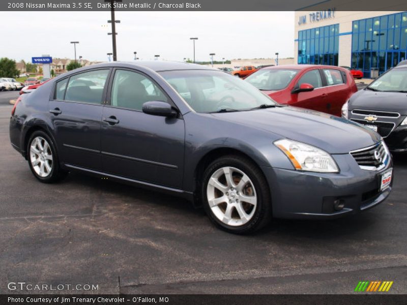 Dark Slate Metallic / Charcoal Black 2008 Nissan Maxima 3.5 SE