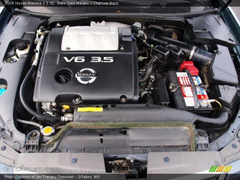 Dark Slate Metallic / Charcoal Black 2008 Nissan Maxima 3.5 SE
