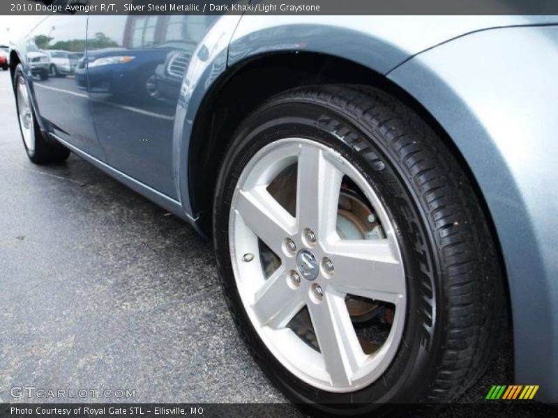 Silver Steel Metallic / Dark Khaki/Light Graystone 2010 Dodge Avenger R/T