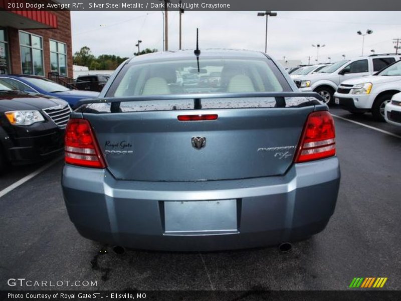 Silver Steel Metallic / Dark Khaki/Light Graystone 2010 Dodge Avenger R/T
