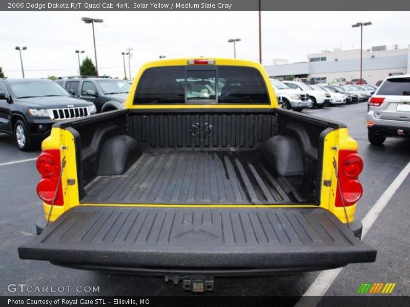 Solar Yellow / Medium Slate Gray 2006 Dodge Dakota R/T Quad Cab 4x4
