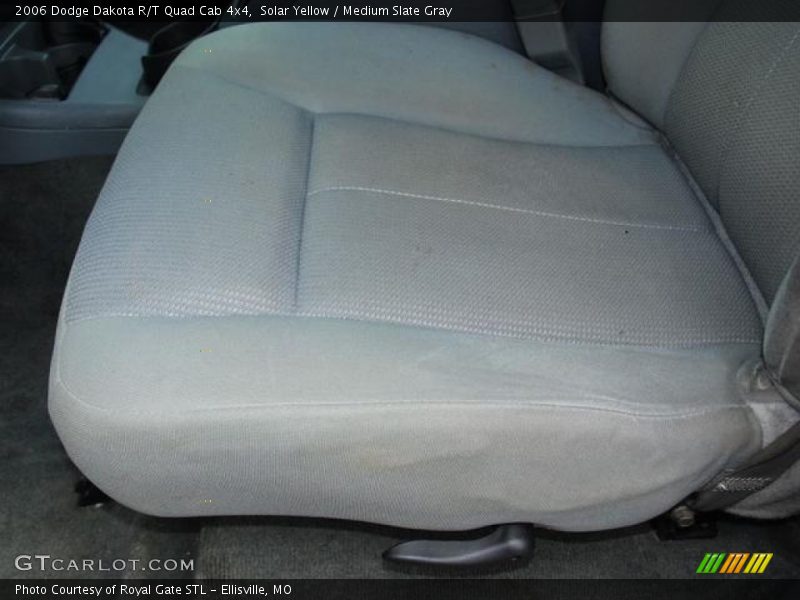 Solar Yellow / Medium Slate Gray 2006 Dodge Dakota R/T Quad Cab 4x4