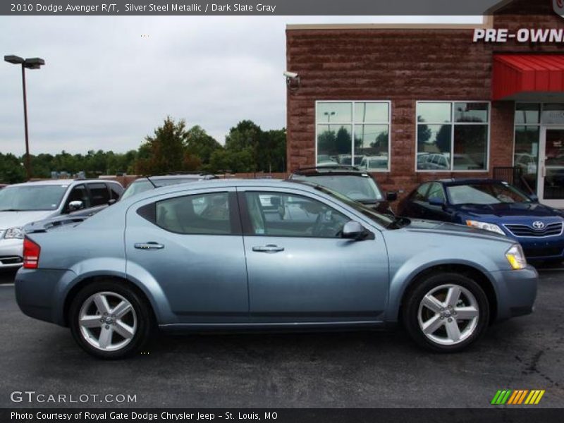 Silver Steel Metallic / Dark Slate Gray 2010 Dodge Avenger R/T