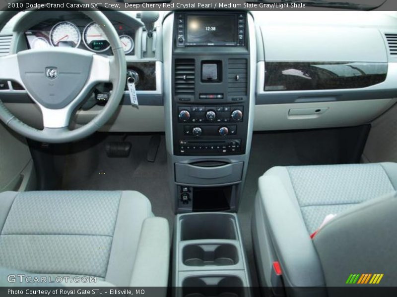 Deep Cherry Red Crystal Pearl / Medium Slate Gray/Light Shale 2010 Dodge Grand Caravan SXT Crew