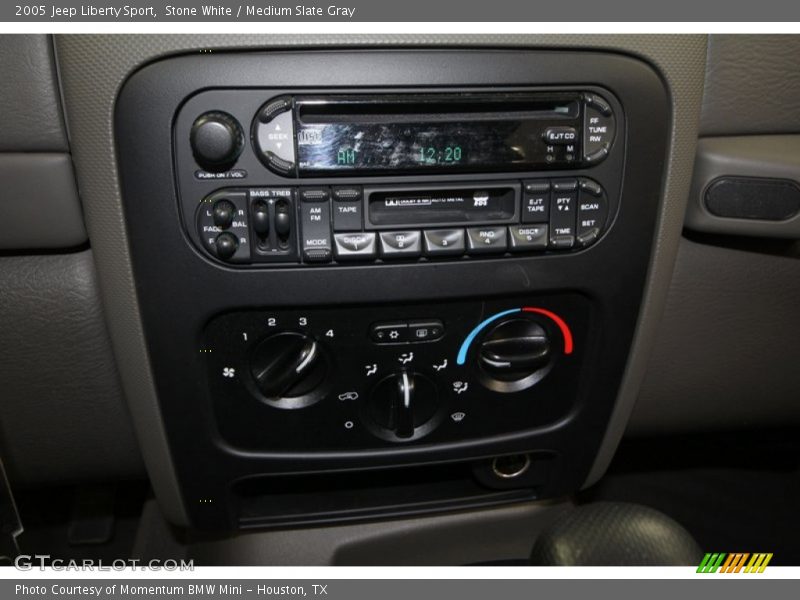 Stone White / Medium Slate Gray 2005 Jeep Liberty Sport