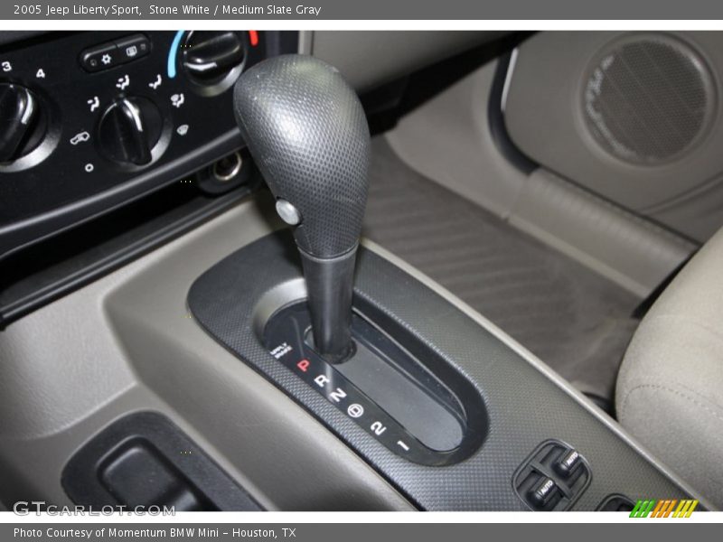 Stone White / Medium Slate Gray 2005 Jeep Liberty Sport