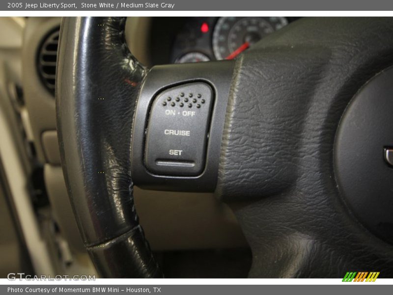 Stone White / Medium Slate Gray 2005 Jeep Liberty Sport