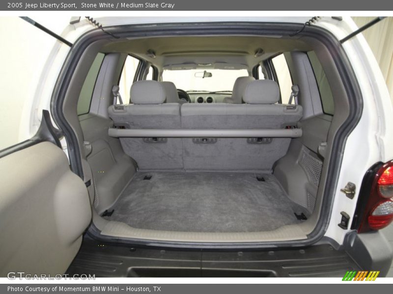 Stone White / Medium Slate Gray 2005 Jeep Liberty Sport