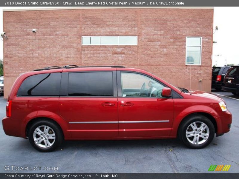Deep Cherry Red Crystal Pearl / Medium Slate Gray/Light Shale 2010 Dodge Grand Caravan SXT Crew