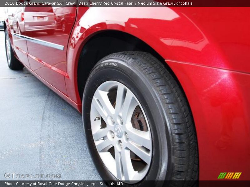 Deep Cherry Red Crystal Pearl / Medium Slate Gray/Light Shale 2010 Dodge Grand Caravan SXT Crew