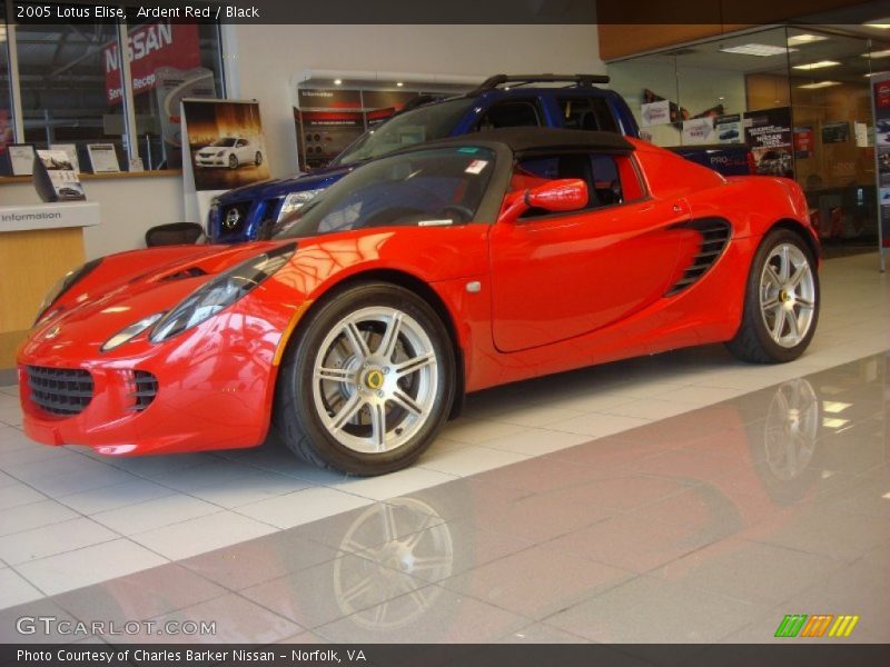 Ardent Red / Black 2005 Lotus Elise