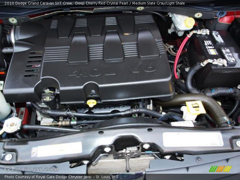 Deep Cherry Red Crystal Pearl / Medium Slate Gray/Light Shale 2010 Dodge Grand Caravan SXT Crew