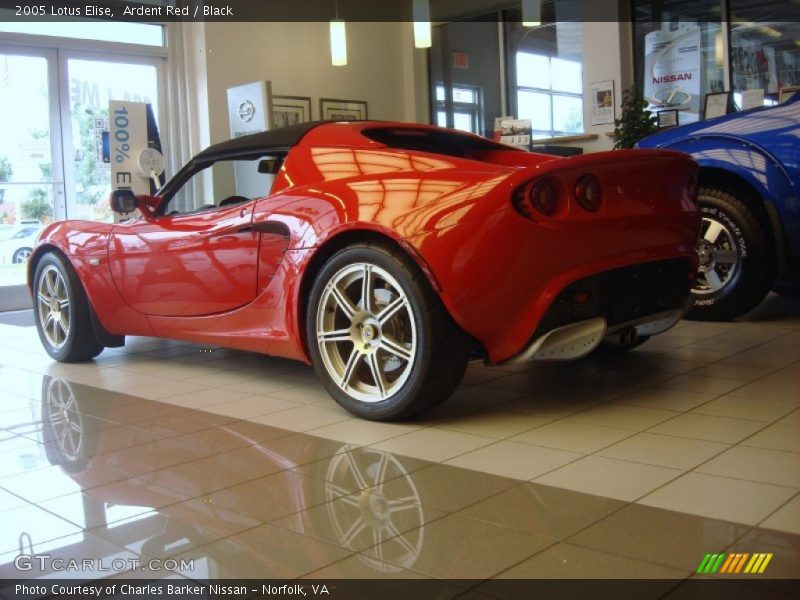 Ardent Red / Black 2005 Lotus Elise