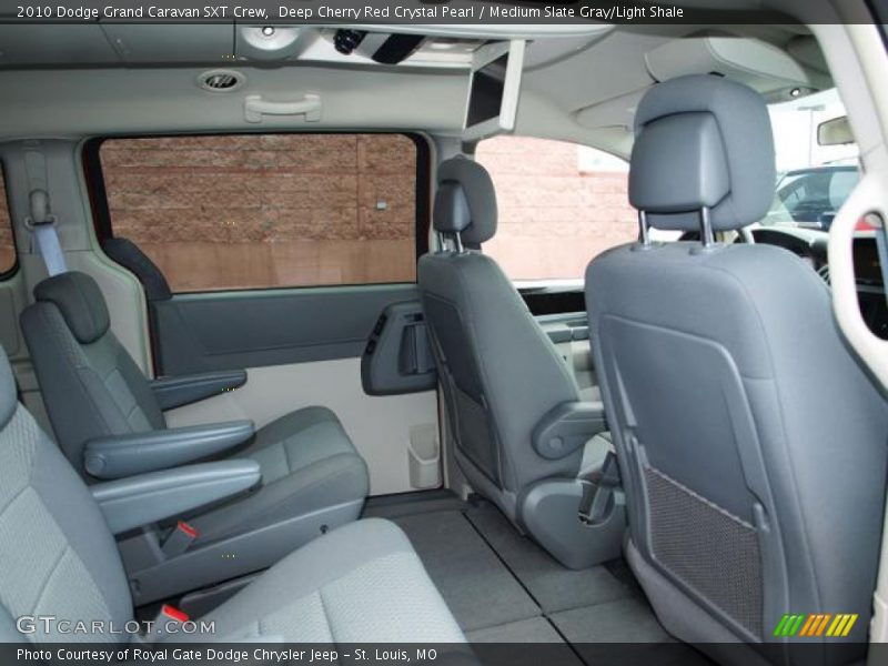 Deep Cherry Red Crystal Pearl / Medium Slate Gray/Light Shale 2010 Dodge Grand Caravan SXT Crew