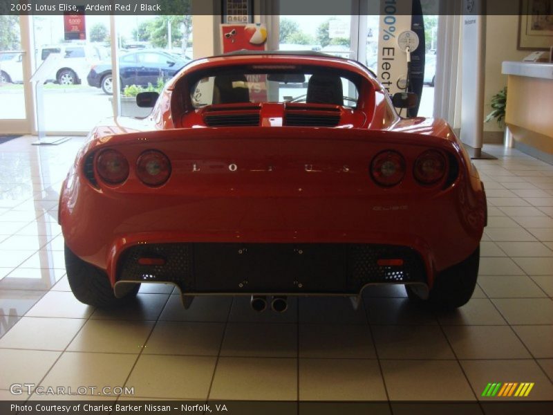 Ardent Red / Black 2005 Lotus Elise