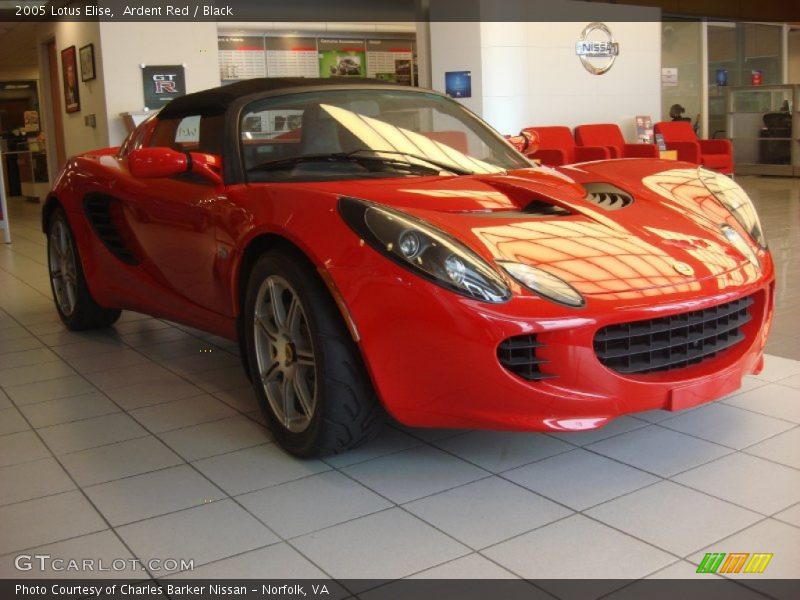 Ardent Red / Black 2005 Lotus Elise