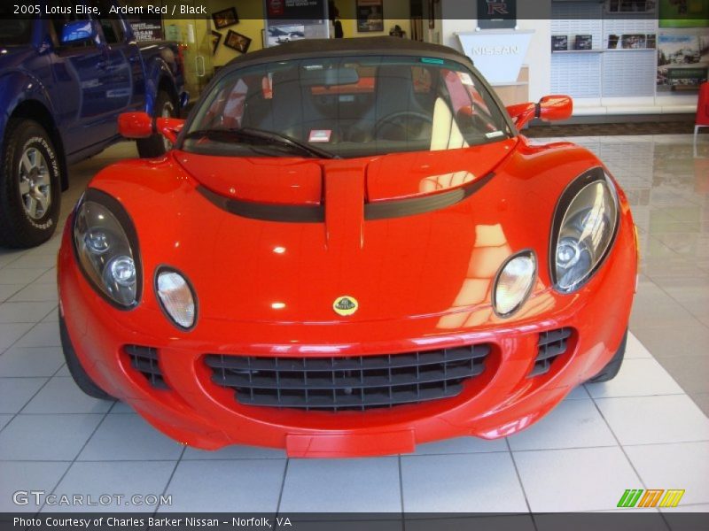 Ardent Red / Black 2005 Lotus Elise