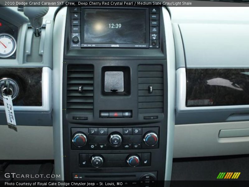 Deep Cherry Red Crystal Pearl / Medium Slate Gray/Light Shale 2010 Dodge Grand Caravan SXT Crew