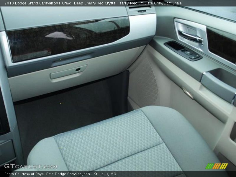 Deep Cherry Red Crystal Pearl / Medium Slate Gray/Light Shale 2010 Dodge Grand Caravan SXT Crew