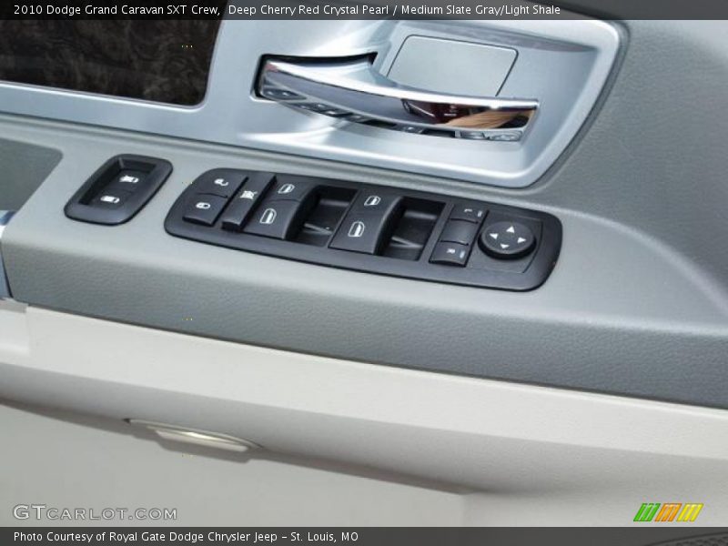 Deep Cherry Red Crystal Pearl / Medium Slate Gray/Light Shale 2010 Dodge Grand Caravan SXT Crew
