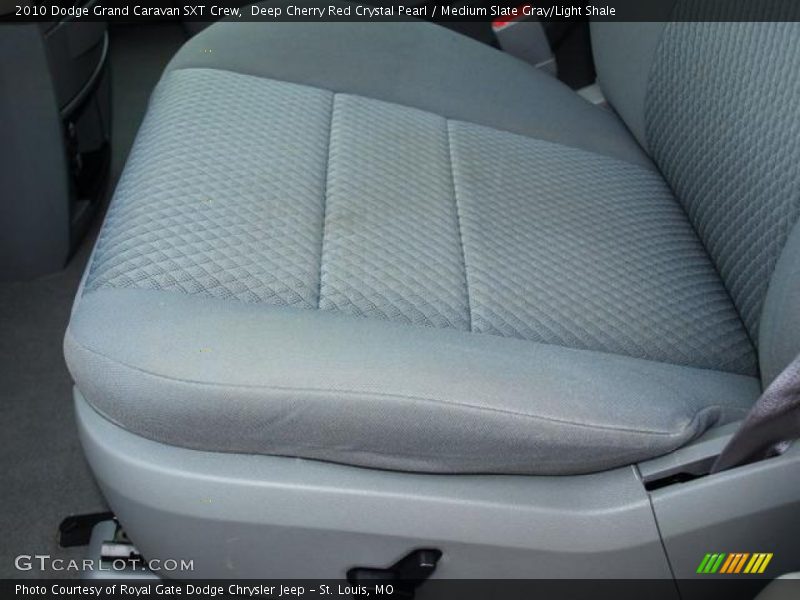 Deep Cherry Red Crystal Pearl / Medium Slate Gray/Light Shale 2010 Dodge Grand Caravan SXT Crew