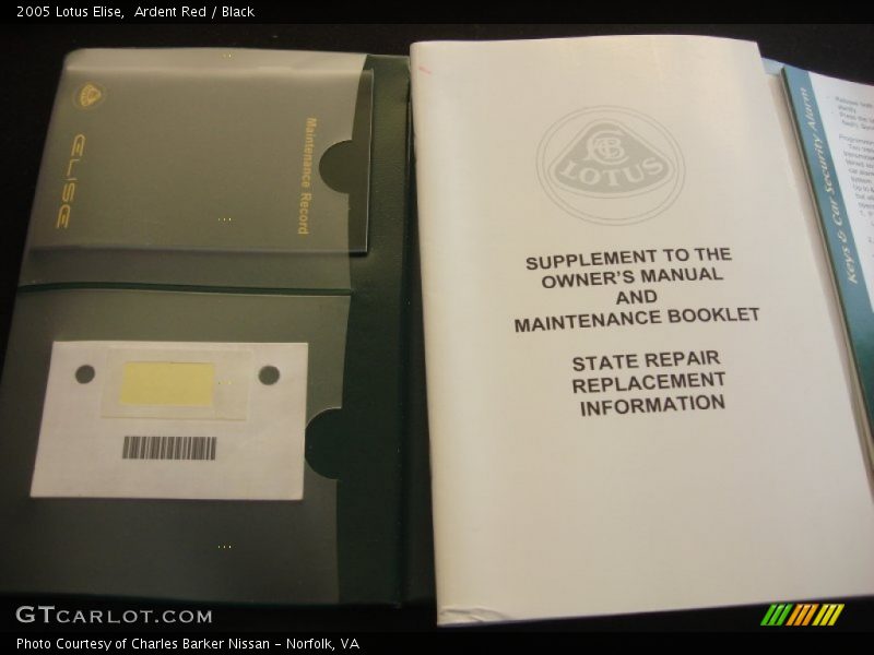 Books/Manuals of 2005 Elise 