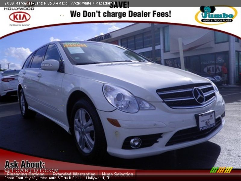 Arctic White / Macadamia 2009 Mercedes-Benz R 350 4Matic