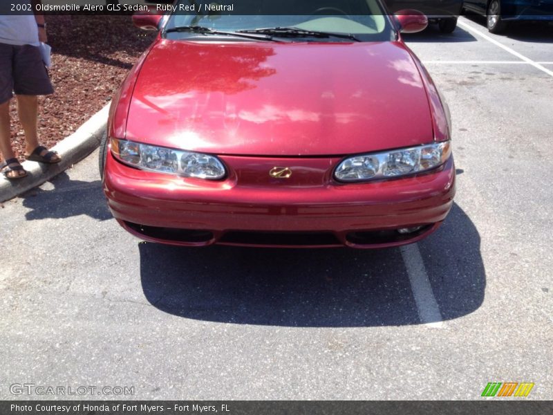 Ruby Red / Neutral 2002 Oldsmobile Alero GLS Sedan