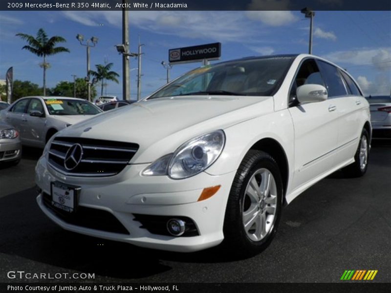 Arctic White / Macadamia 2009 Mercedes-Benz R 350 4Matic