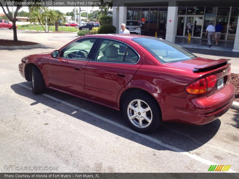 Ruby Red / Neutral 2002 Oldsmobile Alero GLS Sedan