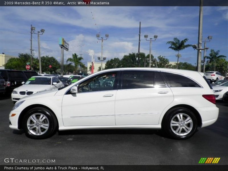 Arctic White / Macadamia 2009 Mercedes-Benz R 350 4Matic