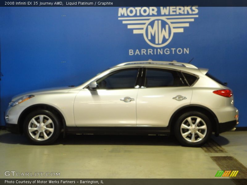 Liquid Platinum / Graphite 2008 Infiniti EX 35 Journey AWD