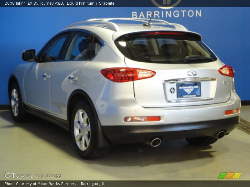 Liquid Platinum / Graphite 2008 Infiniti EX 35 Journey AWD