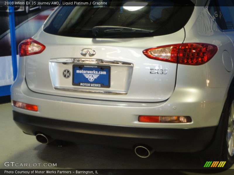 Liquid Platinum / Graphite 2008 Infiniti EX 35 Journey AWD