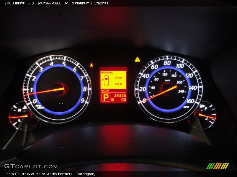 Liquid Platinum / Graphite 2008 Infiniti EX 35 Journey AWD