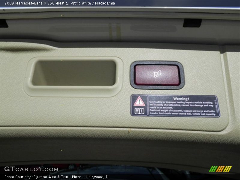 Arctic White / Macadamia 2009 Mercedes-Benz R 350 4Matic