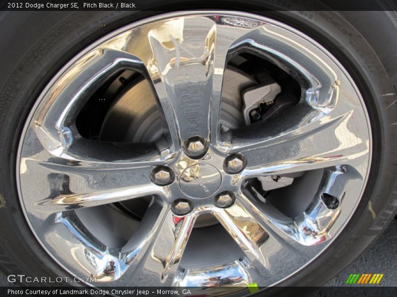 Pitch Black / Black 2012 Dodge Charger SE