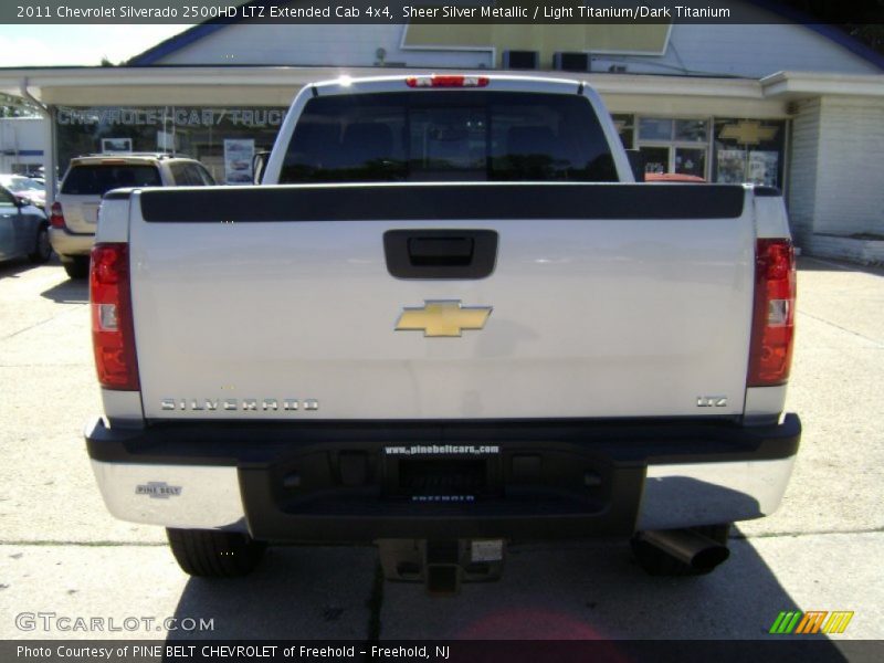 Sheer Silver Metallic / Light Titanium/Dark Titanium 2011 Chevrolet Silverado 2500HD LTZ Extended Cab 4x4