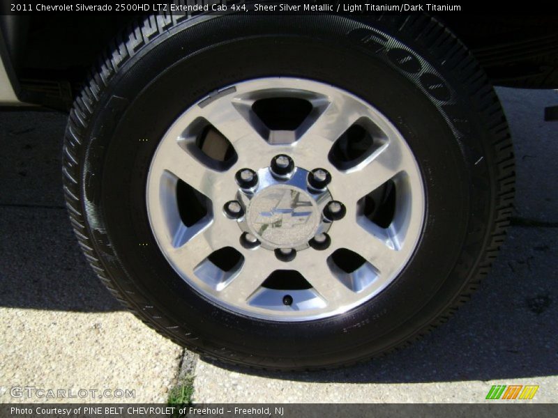 Sheer Silver Metallic / Light Titanium/Dark Titanium 2011 Chevrolet Silverado 2500HD LTZ Extended Cab 4x4