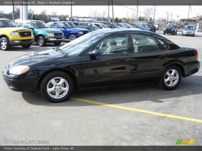 Black / Medium Graphite 2002 Ford Taurus SE